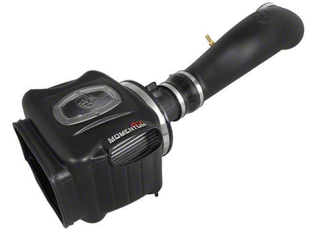 AFE Momentum GT Cold Air Intake with Pro DRY S Filter; Black (07-08 6.0L Silverado 3500 HD)