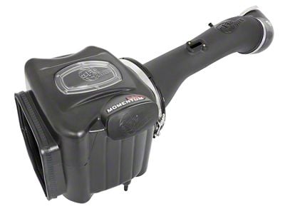 AFE Momentum GT Cold Air Intake with Pro DRY S Filter; Black (16-19 6.0L Silverado 3500 HD)