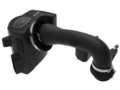 AFE Momentum GT Cold Air Intake with Pro DRY S Filter; Black (20-25 6.6L Gas Silverado 3500 HD)