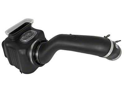 AFE Momentum HD Cold Air Intake with Pro DRY S Filter; Black (17-19 6.6L Duramax Silverado 3500 HD)