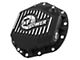 AFE Pro Series Rear Differential Cover with Machined Fins; Black (20-24 Silverado 3500 HD)