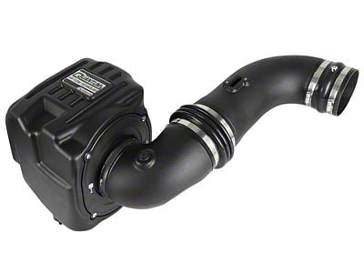 AFE Quantum Cold Air Intake with Pro DRY S Filter; Black (07-10 6.6L Duramax Silverado 3500 HD)