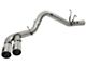 AFE Rebel XD Series 4-Inch DPF-Back Single Exhaust System with Polished Tips; Side Exit (17-19 6.6L Duramax Silverado 3500 HD)