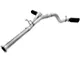 AFE ATLAS 4-Inch DPF-Back Dual Exhaust System with Black Tips; Side Exit (11-14 6.7L Powerstroke F-250 Super Duty)