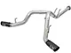 AFE ATLAS 4-Inch DPF-Back Dual Exhaust System with Black Tips; Side Exit (17-22 6.7L Powerstroke F-250 Super Duty)