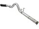 AFE ATLAS 5-Inch DPF-Back Single Exhaust System with Black Tip; Side Exit (17-22 6.7L Powerstroke F-250 Super Duty)
