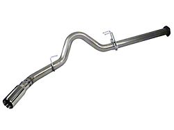 AFE Large Bore-HD 4-Inch DPF-Back Single Exhaust System with Polished Tip; Side Exit (11-14 6.7L Powerstroke F-250 Super Duty)
