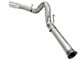 AFE Large Bore-HD 5-Inch DPF-Back Single Exhaust System with Polished Tip; Side Exit (15-16 6.7L Powerstroke F-250 Super Duty)