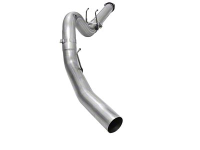 AFE Large Bore-HD 5-Inch DPF-Back Single Exhaust System; Side Exit (15-16 6.7L Powerstroke F-250 Super Duty)