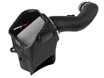 AFE Magnum FORCE Stage-2 Cold Air Intake with Pro DRY S Filter; Black (17-19 6.7L Powerstroke F-250 Super Duty)