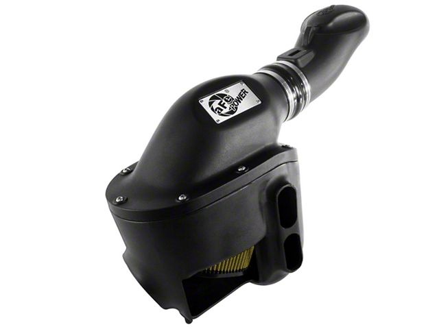 AFE Magnum FORCE Stage-2 Si Cold Air Intake with Pro-GUARD 7 Oiled Filter; Black (11-16 6.7L Powerstroke F-250 Super Duty)