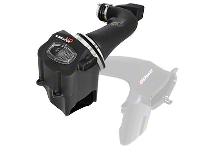 AFE Momentum GT Cold Air Intake with Pro DRY S Filter; Black (17-19 6.2L F-250 Super Duty)