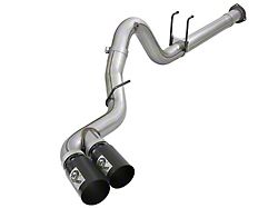 AFE Rebel XD Series 4-Inch DPF-Back Single Exhaust System with Black Tips; Side Exit (17-22 6.7L Powerstroke F-250 Super Duty)