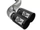 AFE Rebel XD Series 4-Inch DPF-Back Single Exhaust System with Black Tips; Side Exit (17-22 6.7L Powerstroke F-250 Super Duty)
