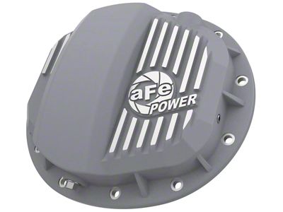 AFE Street Series Rear Differential Cover with Machined Fins; Raw; GMCH 9.5 (19-25 V8 Yukon)
