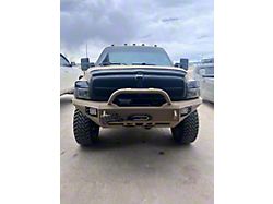 Affordable Offroad Modular Winch Front Bumper with Bull Bar; Black (94-01 RAM 1500)