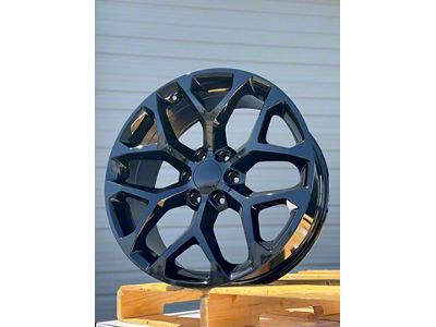 AGP Wheels 101 Gloss Black 6-Lug Wheel; 22x9; 24mm Offset (07-14 Tahoe)