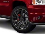 106 Gloss Black 6-Lug Wheel; 22x9; 28mm Offset (07-14 Yukon)