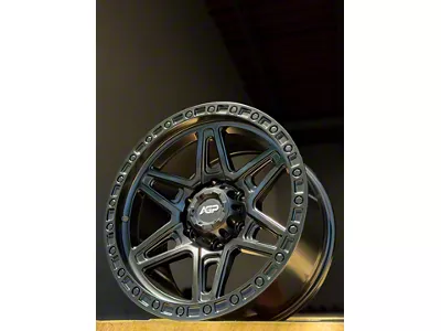 AGP Wheels 307 Matte Black 6-Lug Wheel; 17x9; 0mm Offset (19-23 Ranger)