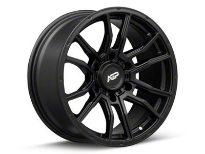 AGP Wheels 306 Matte Black 6-Lug Wheel; 17x8; 5mm Offset (99-06 Sierra 1500)