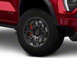 Pro22 Matte Black 6-Lug Wheel; 17x8; 5mm Offset (23-26 Canyon)