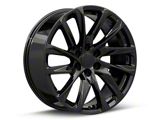 AGP Wheels 106 Gloss Black 6-Lug Wheel; 22x9; 28mm Offset (23-25 Colorado)