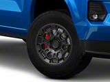 Pro22 Matte Black 6-Lug Wheel; 17x8; 5mm Offset (23-26 Colorado)