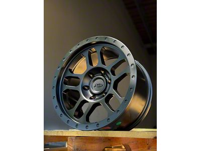 AGP Wheels Trux Matte Black 6-Lug Wheel; 17x9; 1mm Offset (21-25 F-150)