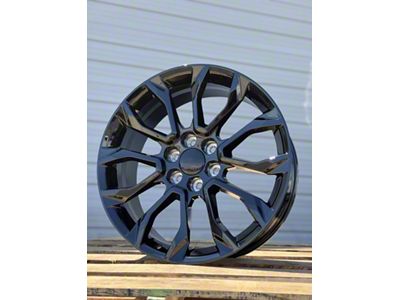 AGP Wheels 142 Gloss Black 6-Lug Wheel; 22x9; 28mm Offset (19-26 RAM 1500)