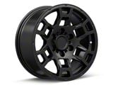 Pro Matte Black 6-Lug Wheel; 17x8; 5mm Offset (24-26 Ranger)