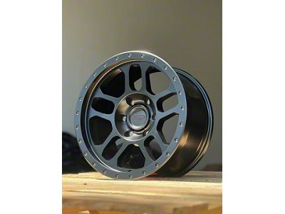 AGP Wheels Trux Matte Black 6-Lug Wheel; 17x9; 1mm Offset (24-25 Ranger)