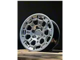 Pro22 Hyper Black 6-Lug Wheel; 17x8; 5mm Offset (19-26 Sierra 1500)