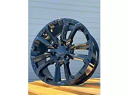 AGP Wheels 120 Gloss Black 6-Lug Wheel; 22x9; 28mm Offset (19-26 Silverado 1500)