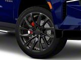 AGP Wheels 106 Gloss Black 6-Lug Wheel; 22x9; 28mm Offset (21-26 Tahoe)