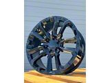 AGP Wheels 120 Gloss Black 6-Lug Wheel; 22x9; 28mm Offset (21-26 Yukon)