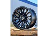 AGP Wheels 304 Matte Black 6-Lug Wheel; 18x9; 12mm Offset (21-26 Yukon)