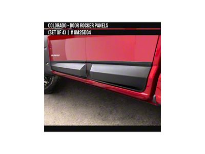 Air Design Door Rocker Panels; Unpainted (15-22 Colorado)