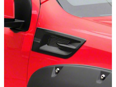 Air Design Fender Vents; Satin Black (15-22 Colorado)