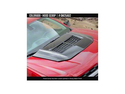 Air Design Hood Scoop; Unpainted (15-22 Colorado, Excluding ZR2)
