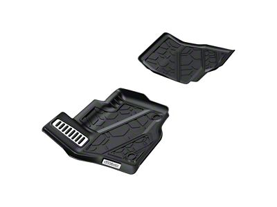 Air Design Soft Touch Front and Rear Floor Liners; Black (15-22 Colorado Crew Cab)