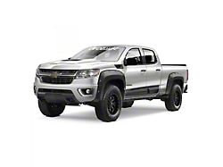 Air Design Super Bolt Fender Flares; Satin Black (15-22 Colorado w/ 6-Foot Long Box)
