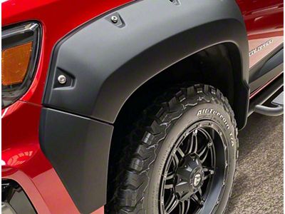 Air Design Super Bolt Fender Flares; Satin Black (21-22 Colorado w/ 5-Foot Short Box)