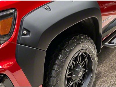 Air Design Super Bolt Fender Flares; Satin Black (21-22 Colorado w/ 6-Foot Long Box)