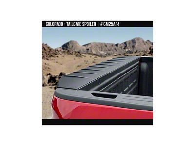 Air Design Tailgate Spoiler; Unpainted (15-22 Colorado)