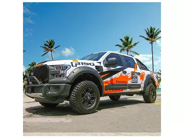 Air Design Dakar Style Off-Road Styling Kit with Fender Vents; Satin Black (15-17 F-150 SuperCrew, Excluding Raptor)
