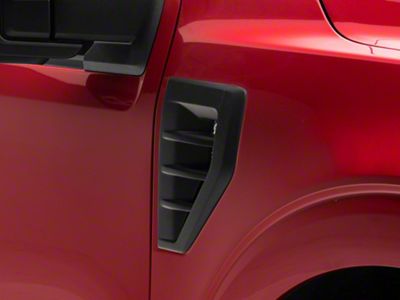 Air Design Fender Vents; Satin Black (21-24 F-150, Excluding Raptor)