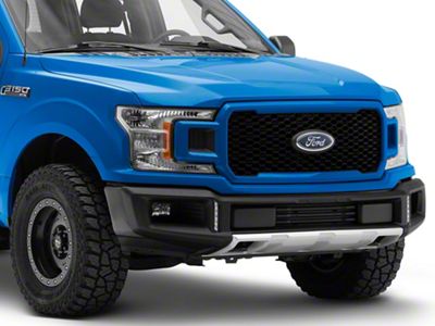 Air Design Front Bumper Guard with DRL; Satin Black (18-20 F-150, Excluding Raptor)