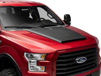 Air Design Hood Scoop; Satin Black (15-20 F-150, Excluding Raptor)