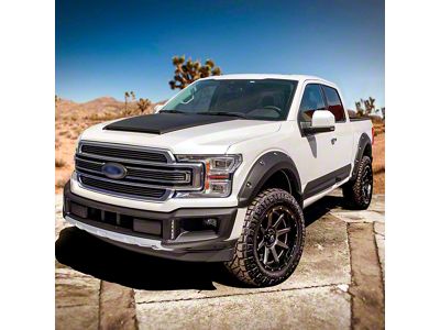 Air Design Off-Road Styling Kit with Fender Vents; Satin Black (18-20 F-150 SuperCab, Excluding Raptor)