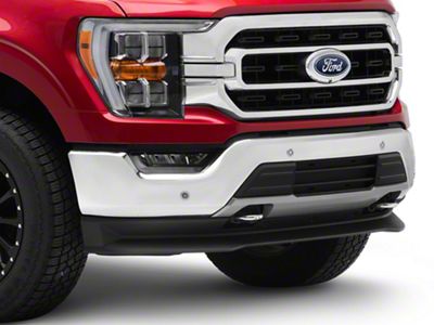 Air Design Street Series Front Chin Splitter; Satin Black (21-25 F-150, Excluding Raptor & Tremor)